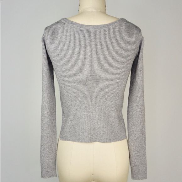 Cropped Ribbed Knit Top - Picture 7 of 7